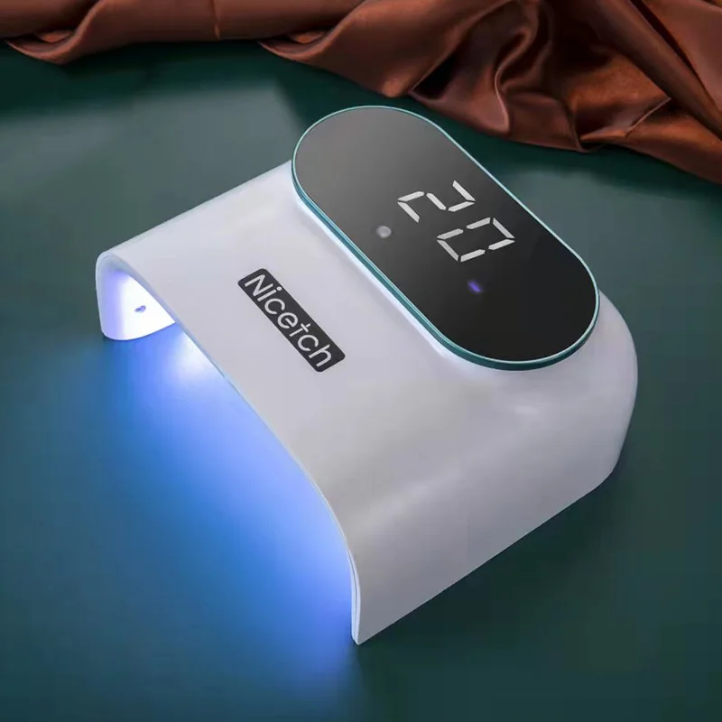 

2021 New Rechargeable Nail Lamp 90W Cordless Gel Polish Dryer Machine Pedicure Manicure Light Wireless Nail UV LED Lamp