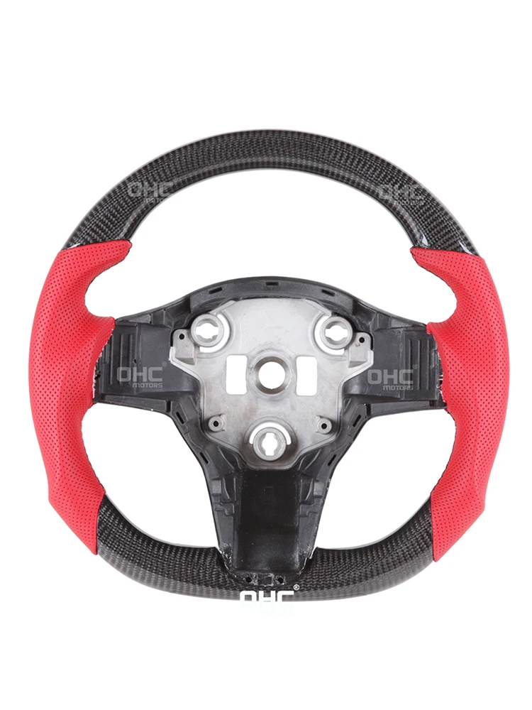 

Real Carbon Fiber Steering Wheel for Tesla WE