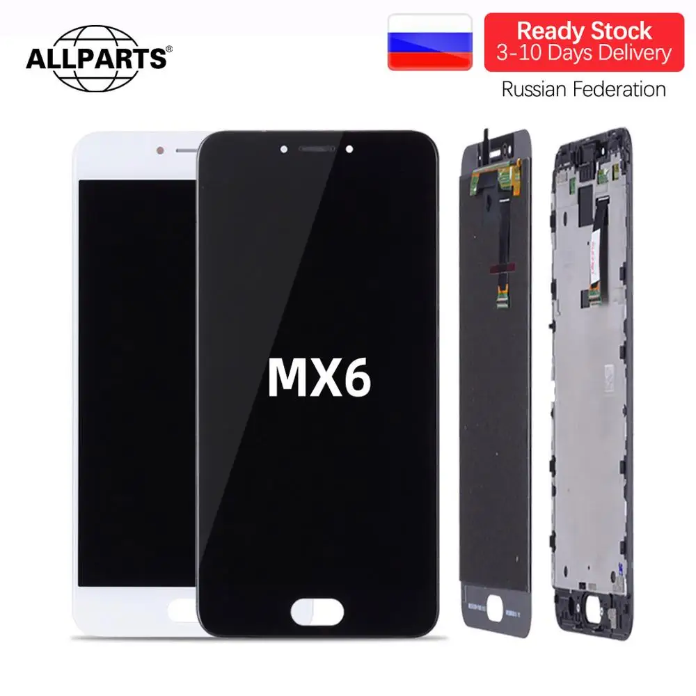 Тестирование 5 дюймов для Meizu MX6 Дисплей ЖК дисплей сенсорный Экран с рамкой