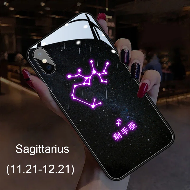 Чехол со светодиодной вспышкой для iPhone 12 Pro 6 7 8 Plus X Xr Xs Max 11 Mini Funda|Бамперы| |