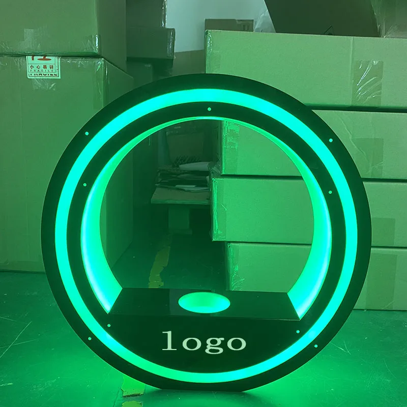 Акриловый дисплей подгонянный бар для воды светодиодный стенд бутылки