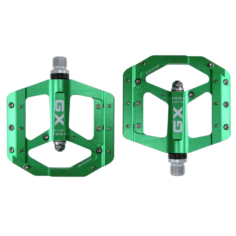 

1 Pair Road Mountain Bike Non-slip Aluminum Alloy 3 Sealed Bearings Flat Pedals M68D