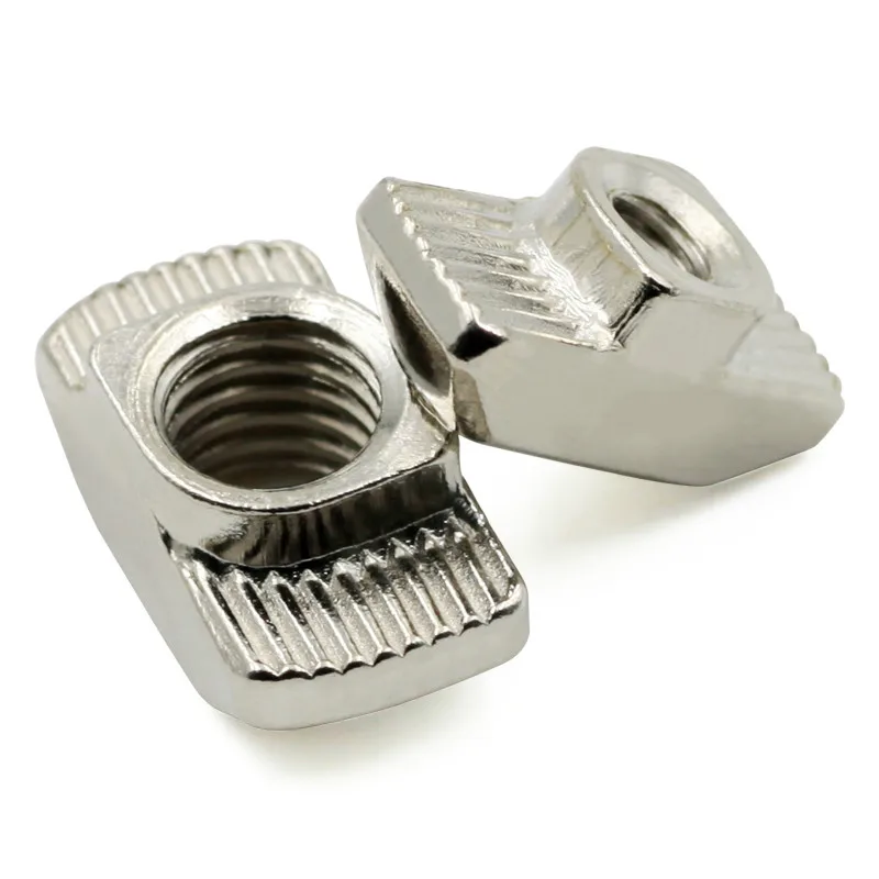 

50 шт. M3/M4/M5 * 10*6 для 20 серий, Т-образная скользящая гайка, молоток, крепежная гайка, коннектор, 2020 алюминиевые экструзии