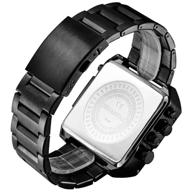 Мужские брендовые Роскошные спортивные водонепроницаемые часы мужские