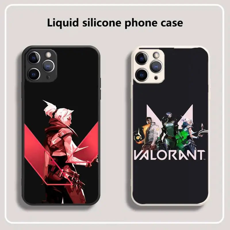 

Valorant Phone Case for iPhone 13 12 11 mini pro XS MAX XR 8 7 6 6S Plus X 5S SE 2020