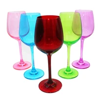 crystal glass goblet red wine cup wine cup home decoration champagne cup color wine cup