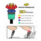 M3 M4 3 4 мм CNC 3D Противоскользящий передатчик, качающийся передатчик для радиопередатчиков JR для радиоуправляемого шарнира