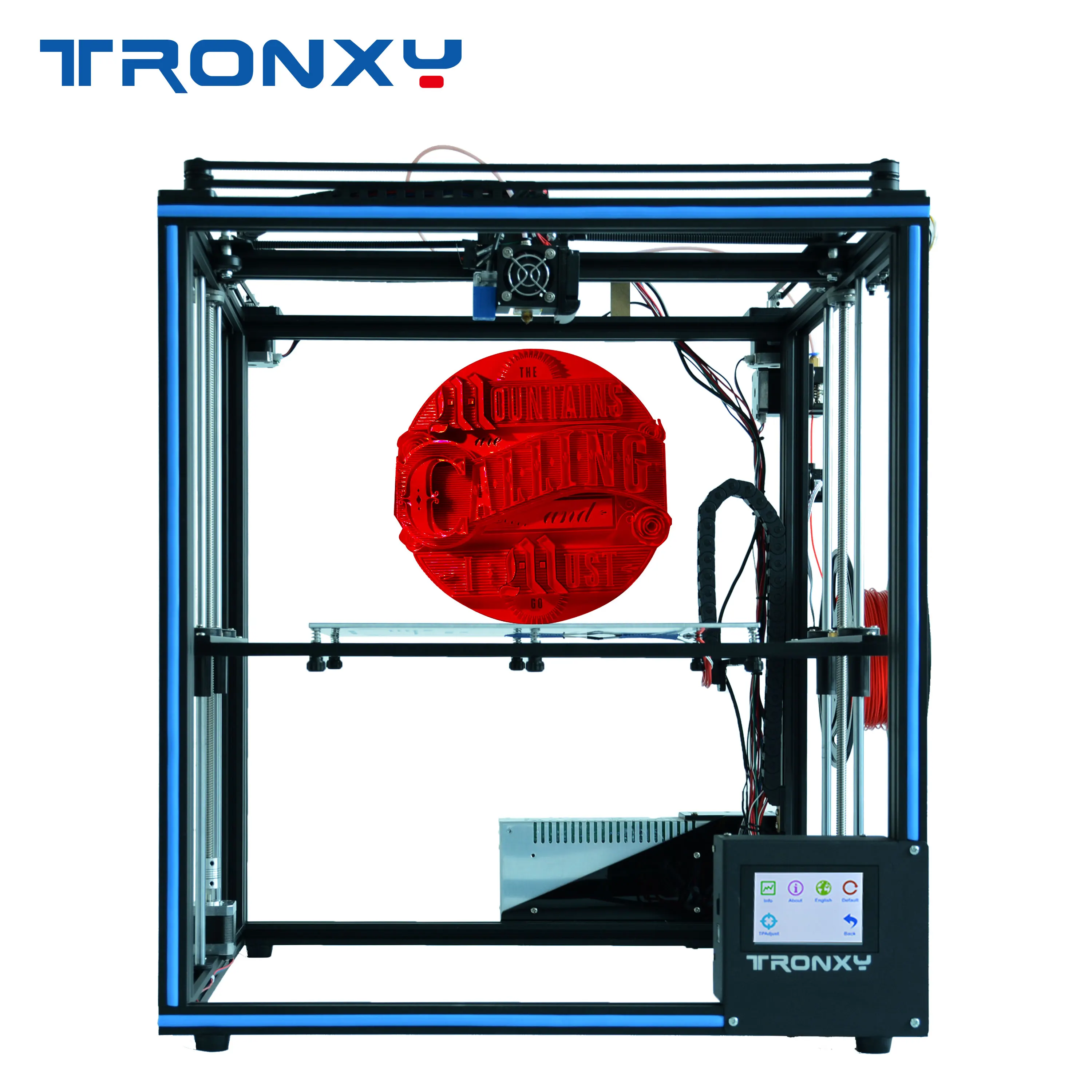 Новейший дизайн Tronxy X5SA с сенсорным экраном Авто уровень DIY 3D-принтер Комплект полный металл Большой размер печати