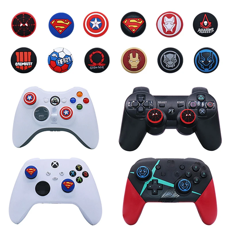 Силиконовый чехол для джойстика PS3 / PS4 PS5 Xbox One S Series X 360 Switch Pro 4 шт. | Электроника