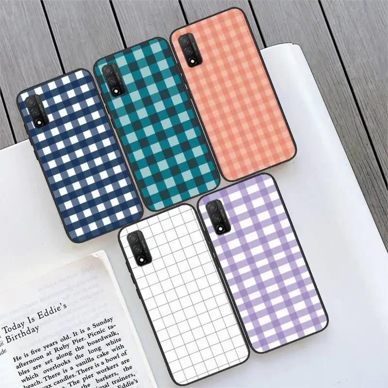 

lattice colorful Phone Case for Xiaomi mi11 mi6 mi5x mix2 mix3 mi5 mi6plus mi10pro mi9 note 2 3 Funda coque cover