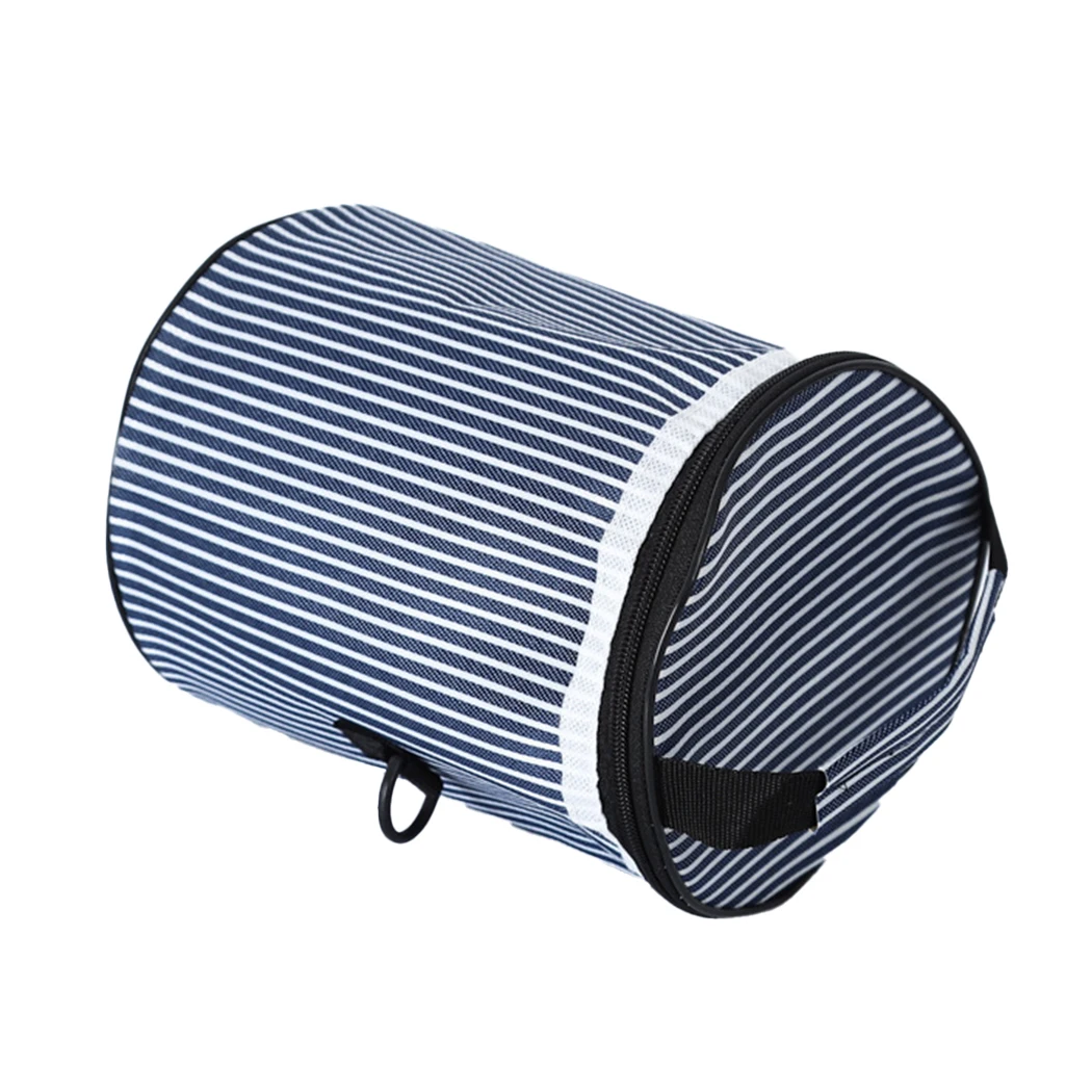 

Picnic Lunch Bag Container Traveling Reusable Round Bento Bag Non-Woven 27*17cm
