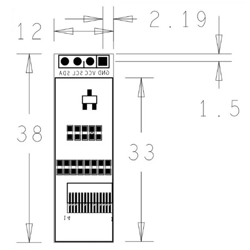 

3 I2C Display Modules 0.91 Inch I2C SSD1306 OLED Display Module Blue I2C OLED Screen Driver DC 3.3V-5V