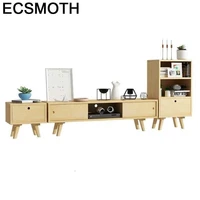 painel para madeira unit meja de entertainment center nordic european wooden monitor mueble table living room furniture tv stand