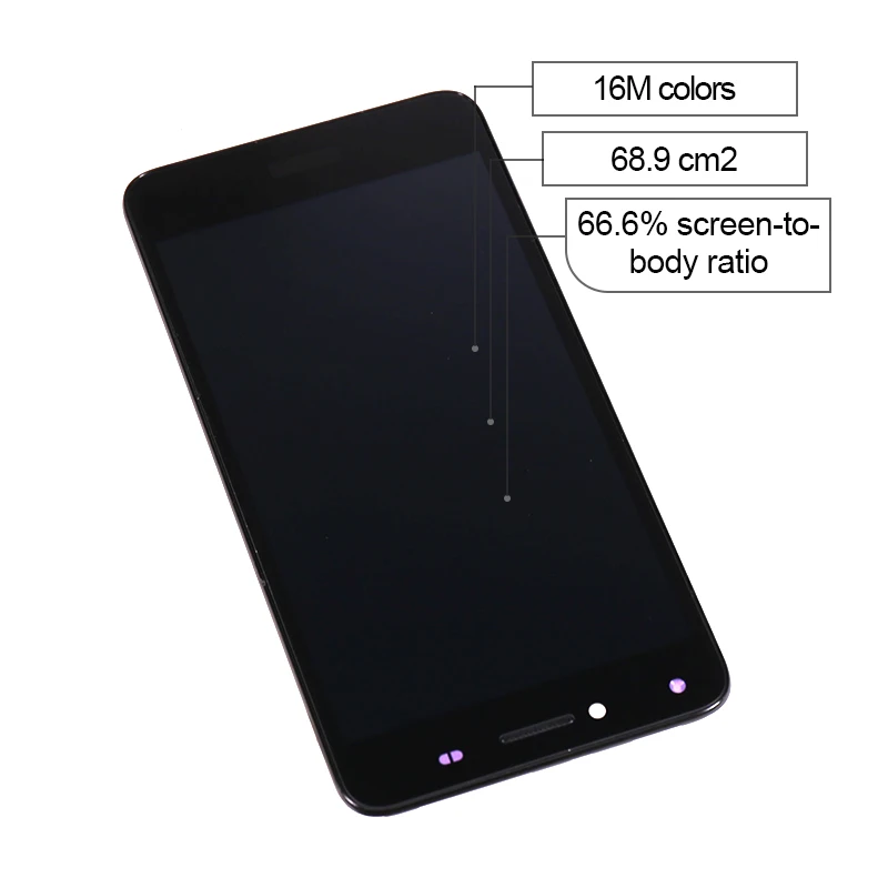 Дисплей для huawei Y5 II ЖК сенсорный экран дигитайзер для huawei Y5 II экран CUN U29 L21 L01 L02 L03 L22 L23 L33 ЖК с рамкой
