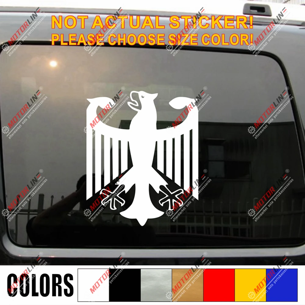 

Germany Coat of arms German Eagle Decal Sticker Car Vinyl Deutschland c