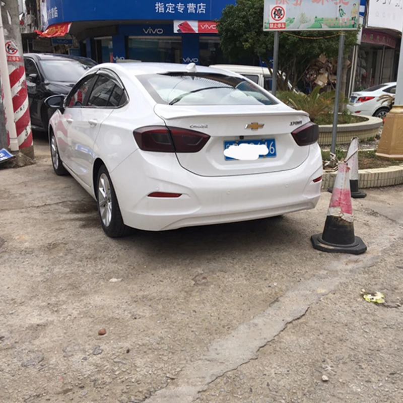 Для 2017 спойлер Cruze ABS материал заднее крыло автомобиля праймер цвет задний для