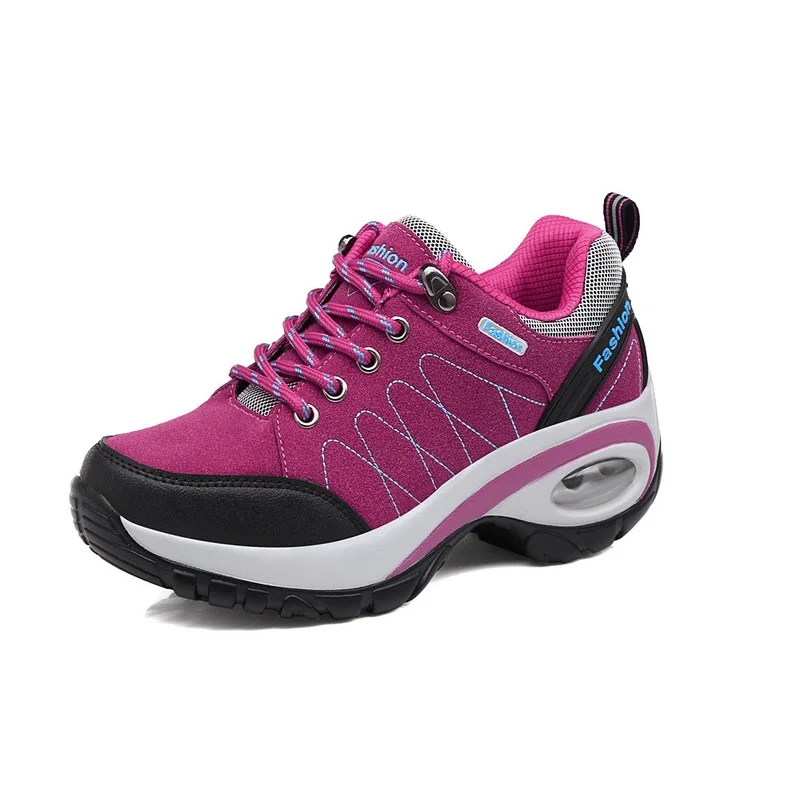 rose 2 Размеры 35-42; женская обувь; модные кроссовки для прогулок; tenis feminino Sapato; Повседневная обувь; basket femme; обувь суперзвезды на каблуке 6 см - Цвет: rose 2