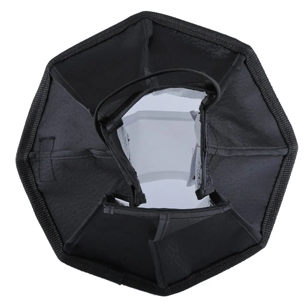 Description Picture 6 of item20cm Octangle Style Foldable Soft Flash Light Diffuser Softbox Cover Photography Studio Light Softbox E23 Soft box Mini