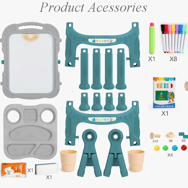 Детская доска для рисования babyinside магнитная двусторонняя письма детская