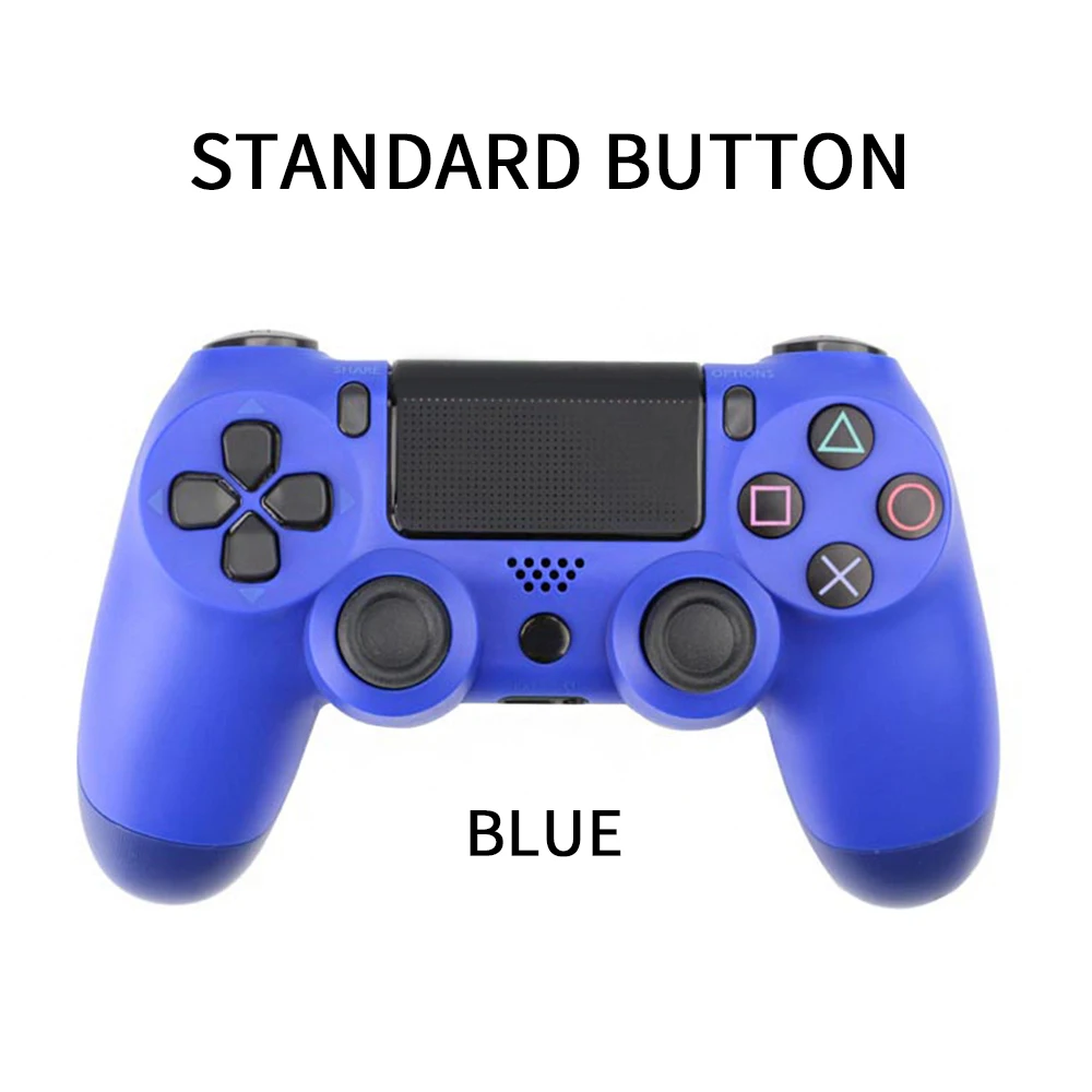 Bluetooth Беспроводной джойстик для PS4 контроллер подходит для Игровые приставки 4 консоль для Игровые приставки Dualshock 4 геймпад для PS3 консоли геймпад джойстик для gamepad геймпад для пк для PS4 - Цвет: type2 blue