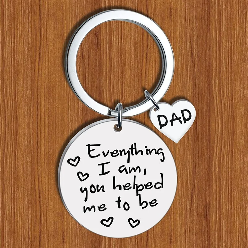 Брелок из нержавеющей стали 2020 военный с надписью на английском языке круглая