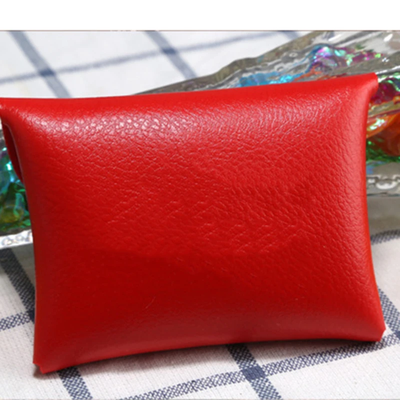 

Popular Cute candy color small coin purse bag Holder Coin Purse key bag Clutch Handbag Girl Women Leather Small Mini Wallet