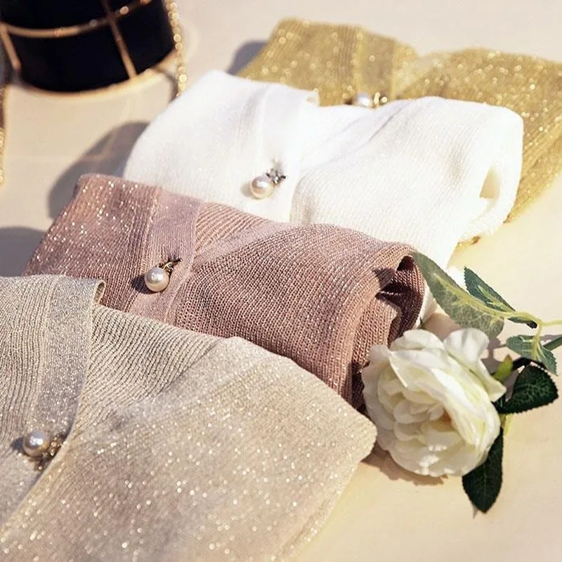 

Женский однобортный Кардиган с бантом, вязаный свитер из вискозы с V-образным вырезом, модный однотонный кардиган оверсайз, S411, лето 2021