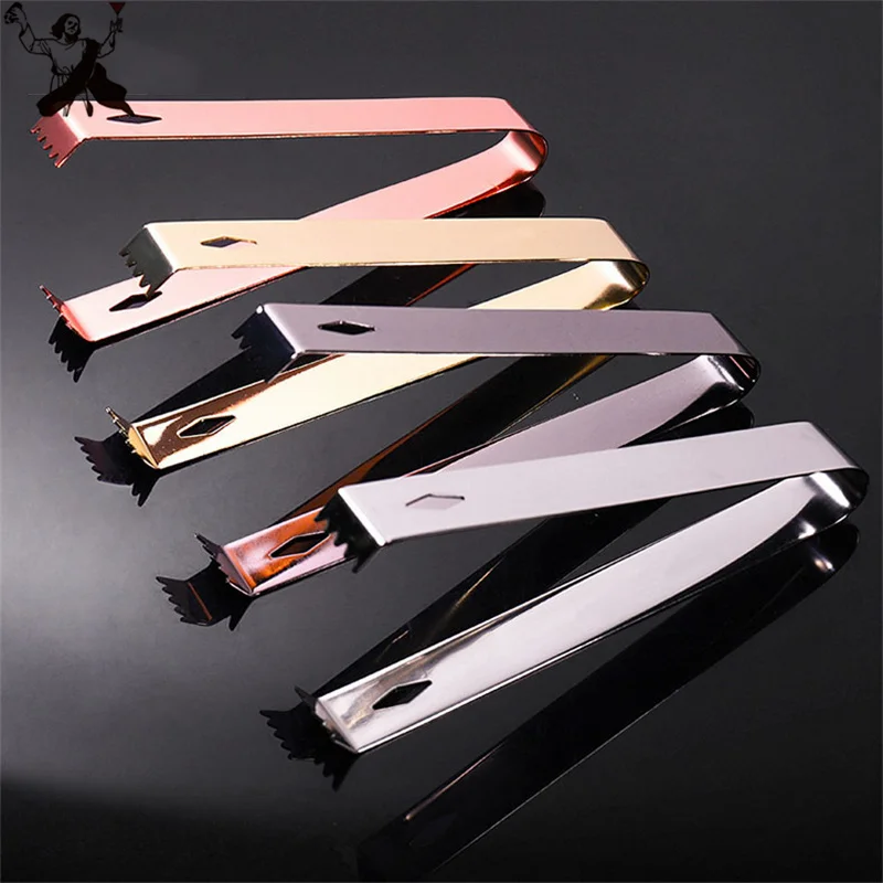 

15cm Ice Tong Bbq Stainless Steel Barbecue BBQ Clip Bread Food Ice Clamp Ice Tongs Bar Kitchen Accessory Bar Tools