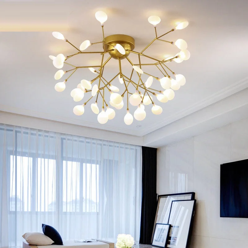 Modern LED Ceiling Chandelier Lighting Living Room Bedroom Chandeliers Creative Home Lighting Fixtures AC110V/220V Free Shipping