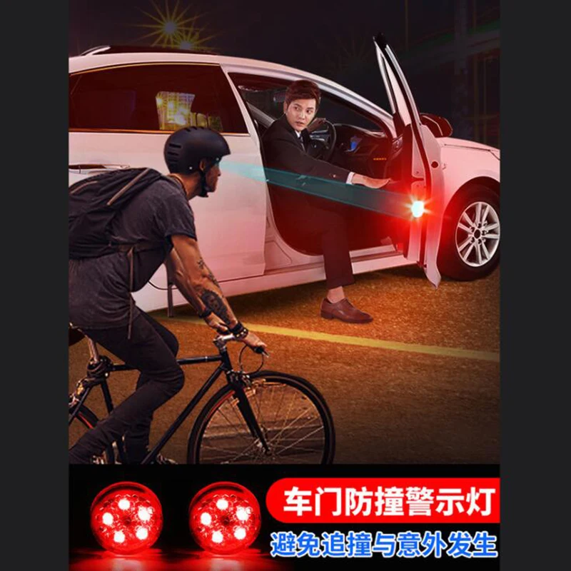 

LED Car Opening Door Safety Warning Anti-Collision Flashing Lights For Hyundai Solaris Nissan Qashqai Great Wall Skoda Octavia