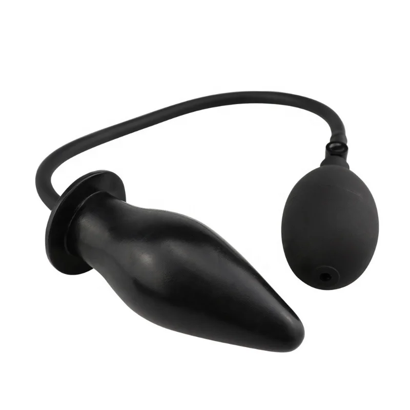 Реалистичный надувной анальный фаллоимитатор расширитель ануса воздушный насос