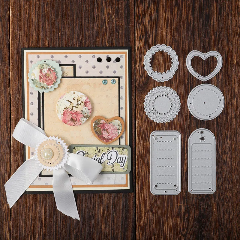 Eastshape этикетки штампы Тег Металлические Вырубные Новый 2020 карт Скрапбукинг