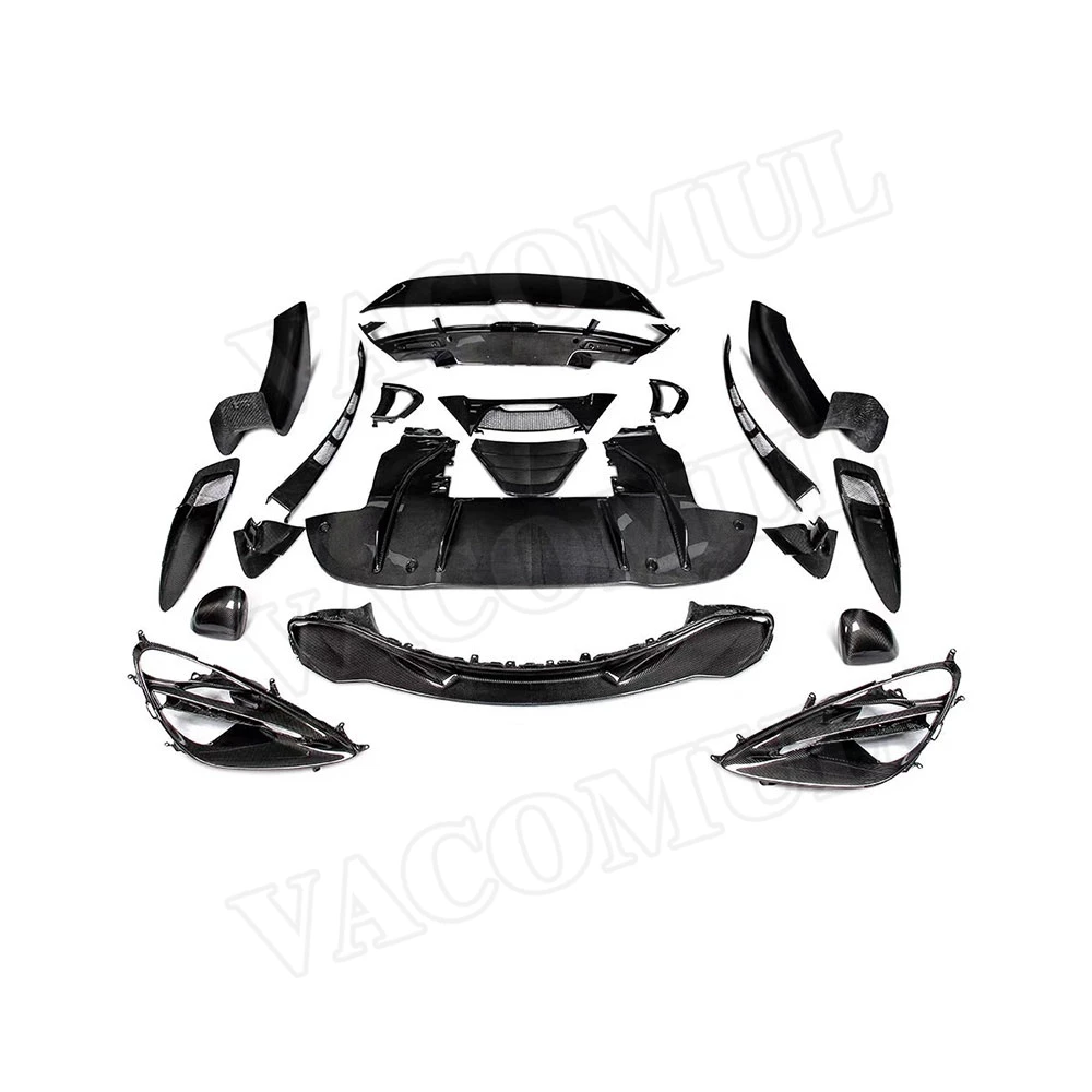 Сухой углеродное волокно передний багажник для губ вентиляционное отверстие