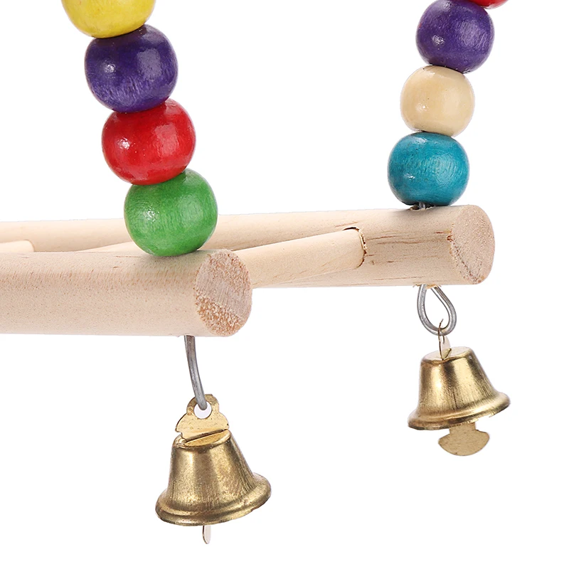 Игрушка для попугаев 1 шт. игровая подставка птиц деревянная площадка кокатила