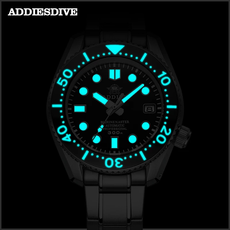 Механические Автоматические часы Addiesdive японские NH35 с сапфировым стеклом