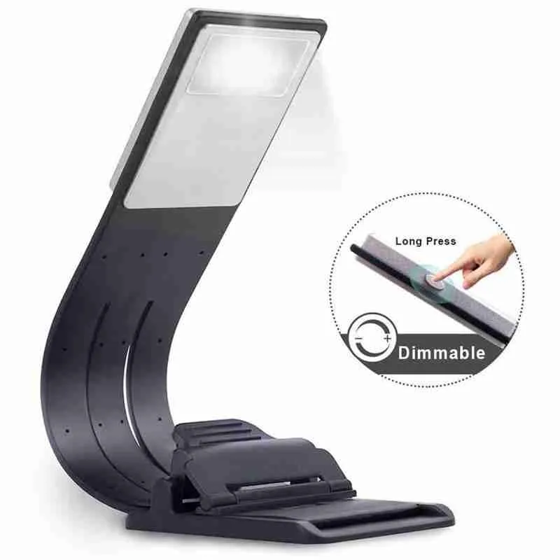 Night Reading LED Flashlight for E-book Kindle Lamp USB Rechargeable Flexible Clip Book Light Portable | Освещение