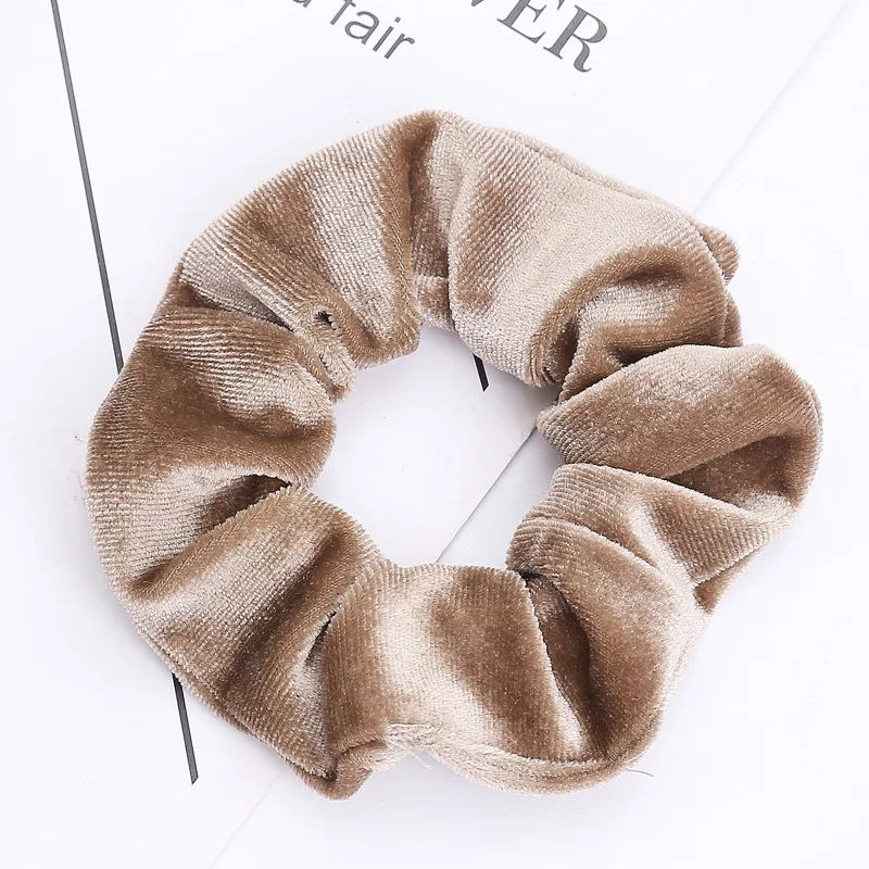 

Velvet Scrunchie Hairband For Women Girls Elastic Hair Rubber Bands Hair Accessories Headband Gum Hair Tie Rope Ponytail Holder