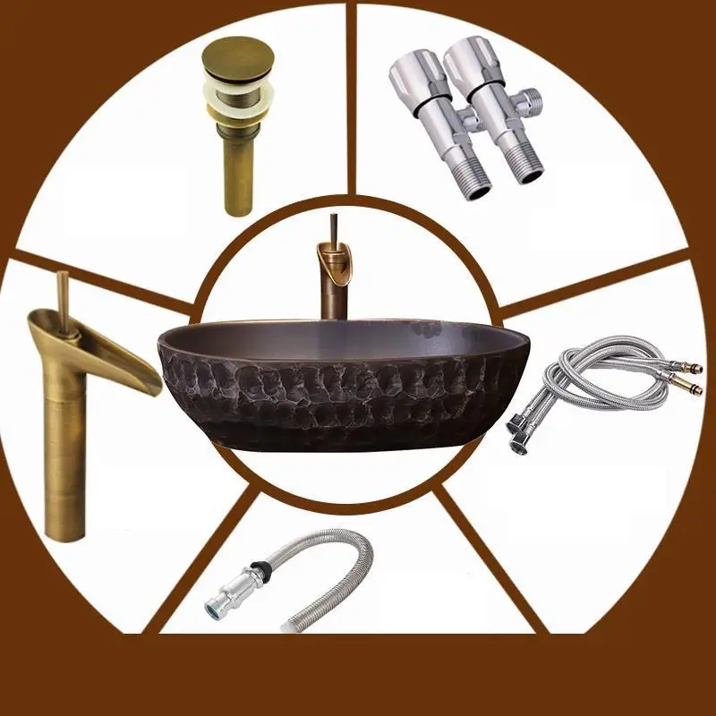 Number 11 Salle De Bain Black Wasbak Vanity Fregadero Lavandino Bagno Banyo Waschtisch Cuba Banheiro раковина для ванной Lavabo умывальник - Цвет: Number 11