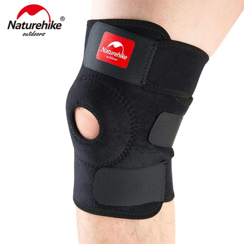 

Naturehike Adjustable Sports Kneepad Men Pressurized Elastic Knee Pads Support Fitness Basketball Volleyball Brace Protector