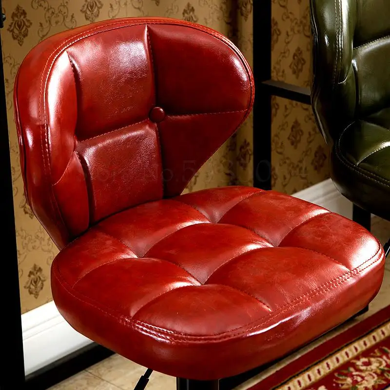 Высокий стул в европейском стиле ретро для дома бара барный с подъемом