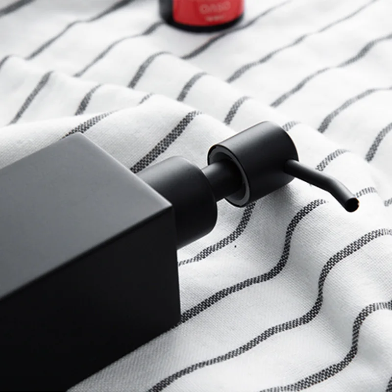 Настенный дозатор жидкого мыла ROVATE 500 мл из нержавеющей стали ручной диспенсер