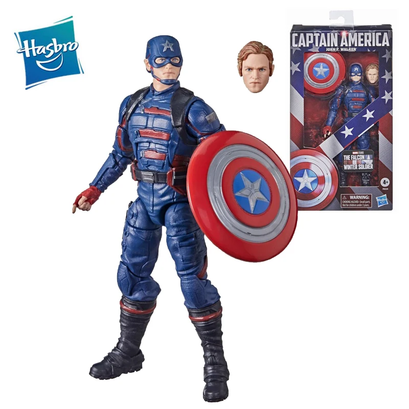 

Hasbro Marvel Legends Captain America The Falcon Winter Soldier John F. Walker Anime Action Figures Collection Model Toys 6 Inch