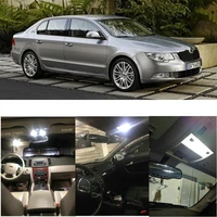 led interior car lights for skoda superb 1 3u4 sedan 2 3t4 hatchback estate 3t5 car accessories lamp bulb error free