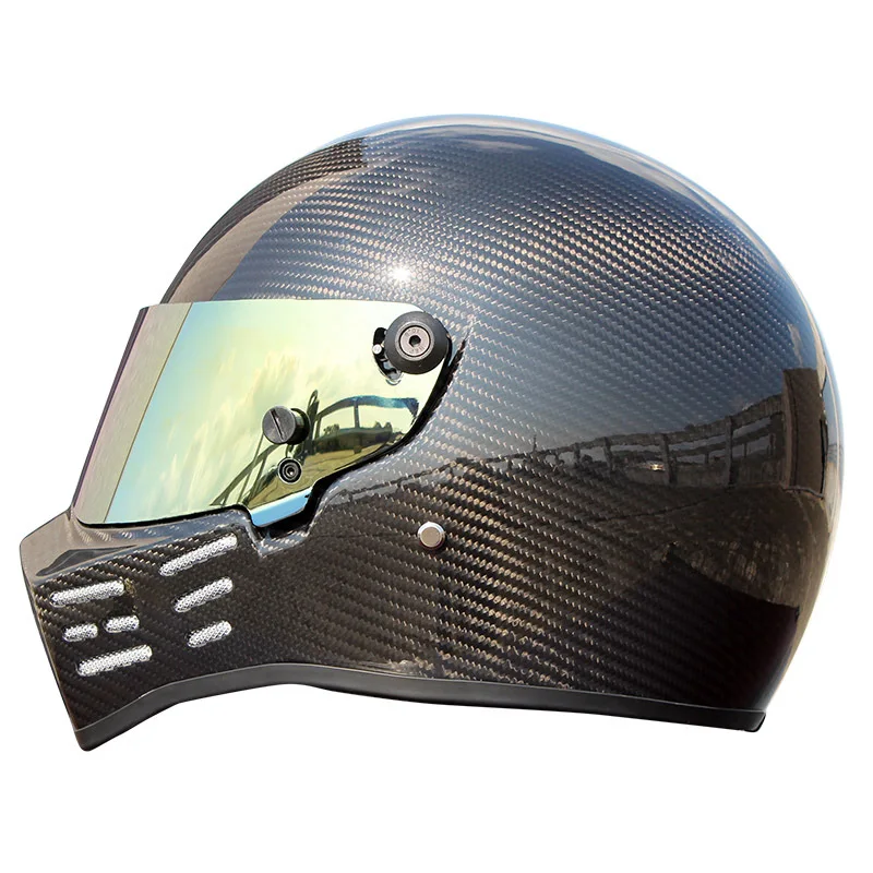 ATV-8 персонализированные мотоциклетный шлем для Симпсон углеродного волокна