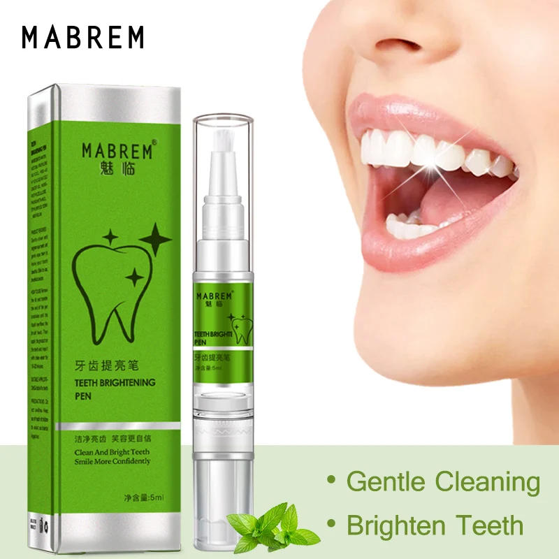 

Teeth Whitening Gel Pen White Teeth Cleaning Serum Oral Care Hygiene Essence Remove Stains Dental Bleaching Teeth Whitener 5ml