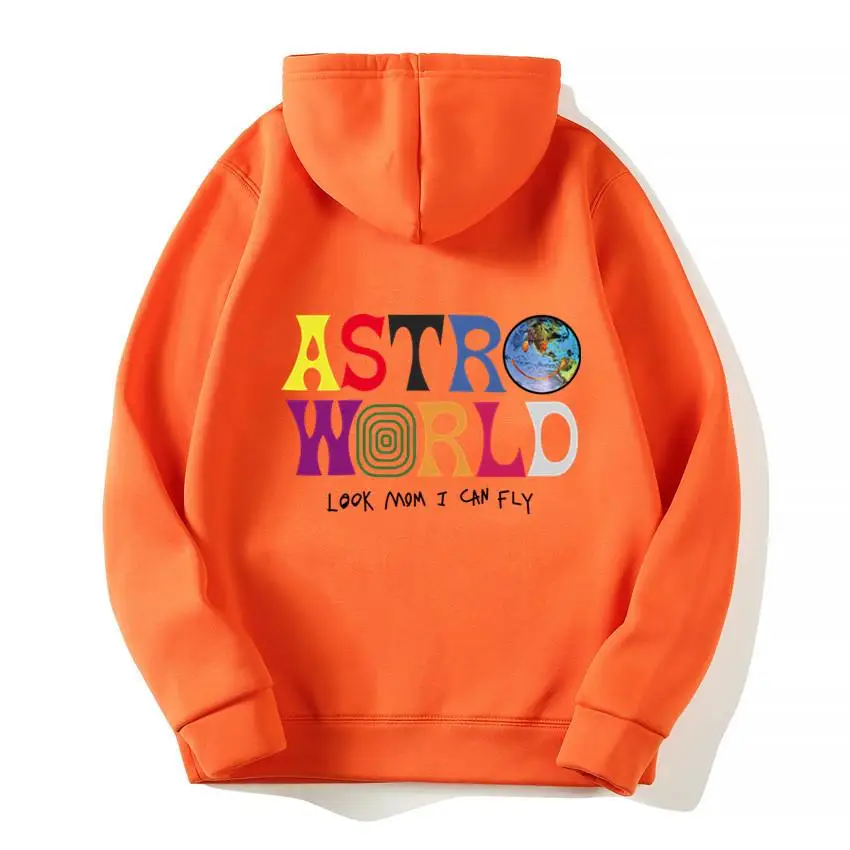 TRAVIS SCOTT ASTROWORLD WISH YOU WERE HERE HOODIES fashion letter HOODIE streetwear Man woman Pullover Sweatshirt | Мужская одежда