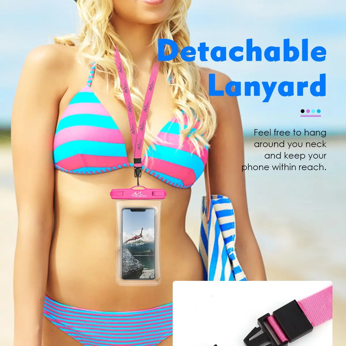 

IP68 Universal Waterproof Phone Case Water Proof Bag Mobile Cover For iPhone 12/11 Mini Pro Max Xiaomi Redmi Samsung Up To 7.5