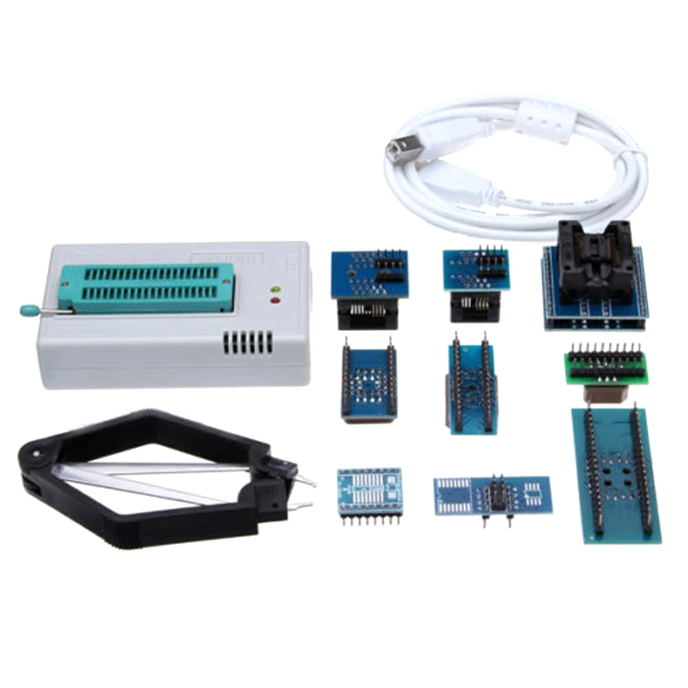 

Mini TL866CS Pro USB BIOS Universal Programmer Kit with 9pcs Adapter Programmer Kit With 9pcs Adapter