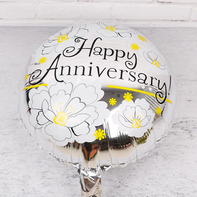 18 дюймов юбилей днем шар одежда для всей семьи с надписью любовь украшения