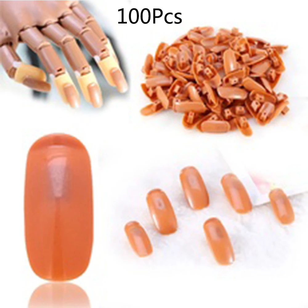 100 штук Отличный Удобный гибкий женский подарок инструмент для тренировки ногтей